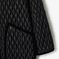 Quilted Nylon Floriston Jacket in Black - Women | Burberry® Official