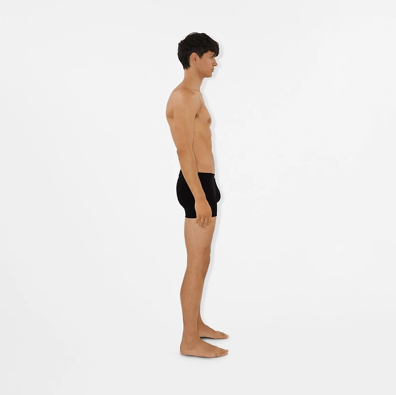 Cotton Boxer Shorts in Black - Men | Burberry® Official