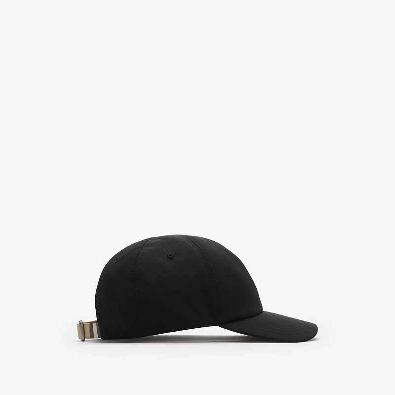 Nylon Baseball Cap in Black - Men | Burberry® Official