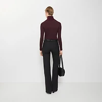 Wool Blend Tailored Trousers in Black - Women | Burberry® Official
