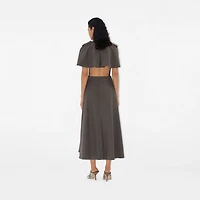Silk Trench Dress in Cellar - Women | Burberry® Official