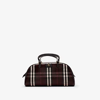 Medium Highlands Bowling Bag​ in Mahogany red - Women | Burberry® Official
