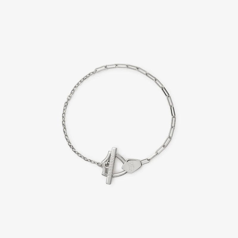 Shield Bracelet in Silver - Men | Burberry® Official