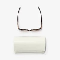 Heritage Round Sunglasses in Dark havana - Women | Burberry® Official