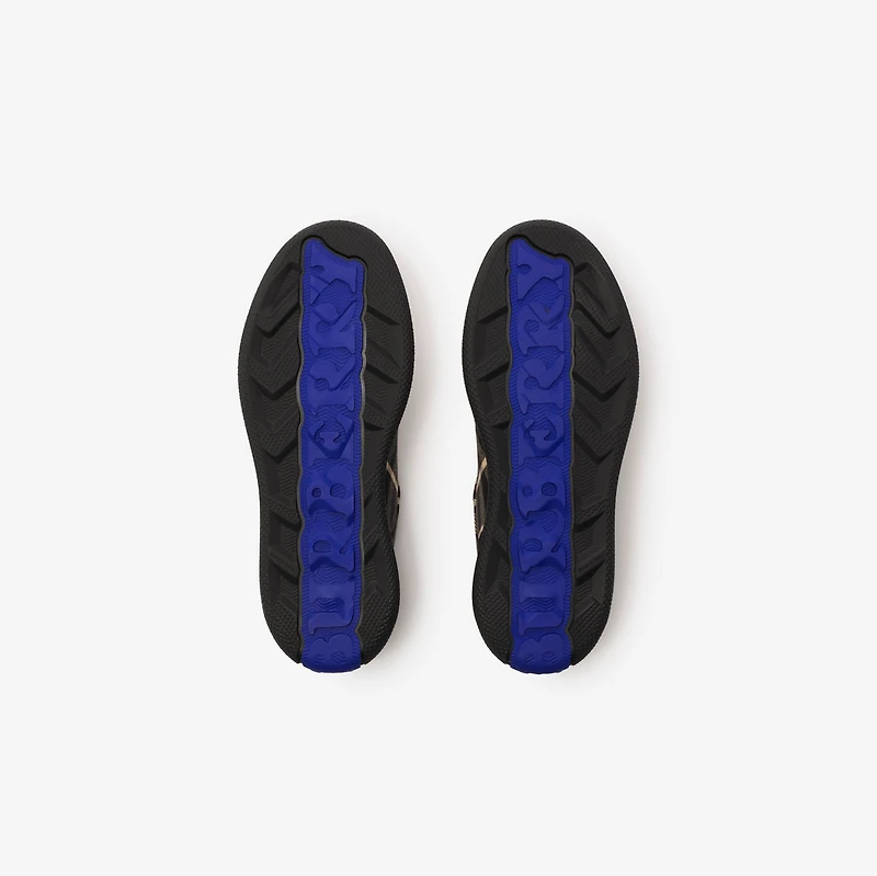 Check Terrace Sneakers in Black - Women | Burberry® Official