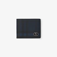 Check Slim Bifold Wallet​ in Navy - Men | Burberry® Official