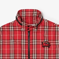 EKD Check Jacket in Crayon red - Men | Burberry® Official