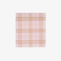 Wide Check Wool Scarf in Quartz pink | Burberry® Official