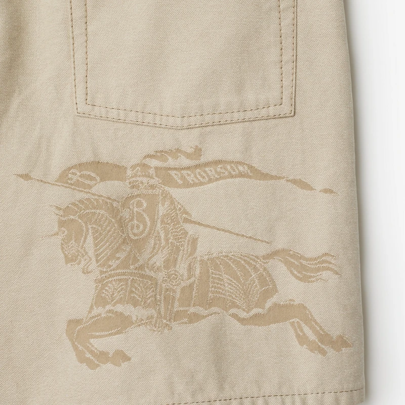 EKD Denim Shorts in Rubble - Men, Cotton | Burberry® Official