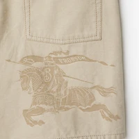 EKD Denim Shorts in Rubble - Men, Cotton | Burberry® Official