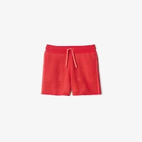 Cotton Nylon Mesh Shorts in Pillar | Burberry® Official
