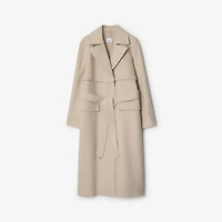 Long Wool Cashmere Trench Coat in Taupe beige - Women | Burberry® Official