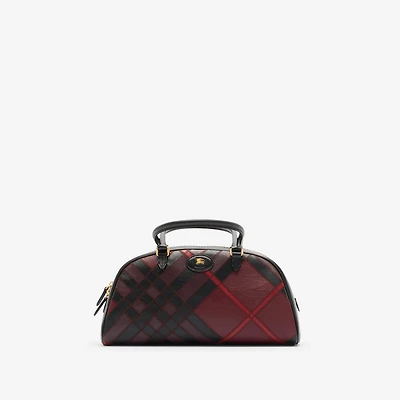 Medium Highlands Bowling Bag​ in Fig purple - Women | Burberry® Official