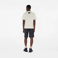 Car Cotton T-shirt in Chalk white - Men | Burberry® Official