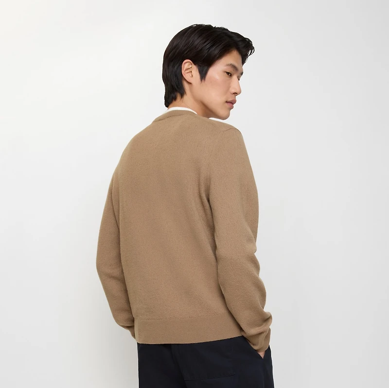 Wool Sweater in Camel - Men | Burberry® Official