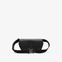 City Check Belt Bag in Iron grey - Men, Cotton, Technical | Burberry® Official