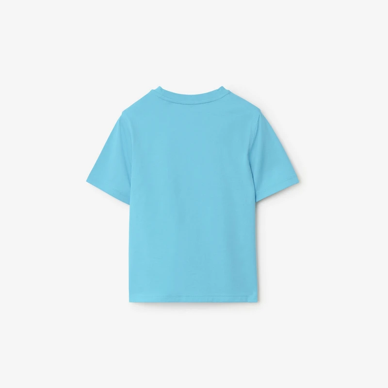 Cotton T-shirt in Lizard | Burberry® Official