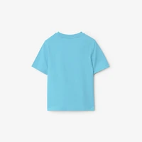 Cotton T-shirt in Lizard | Burberry® Official
