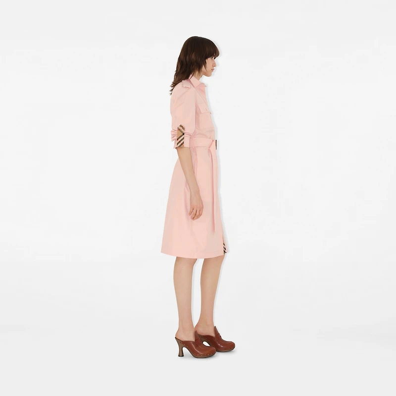 Cotton Poplin Shirt Dress in Flora - Women | Burberry® Official