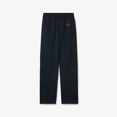 EKD Viscose Blend Track Pants in Navy - Men | Burberry® Official