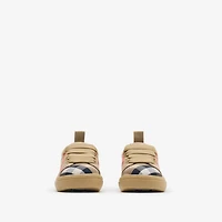 Check Sneakers in Sand beige - Children | Burberry® Official