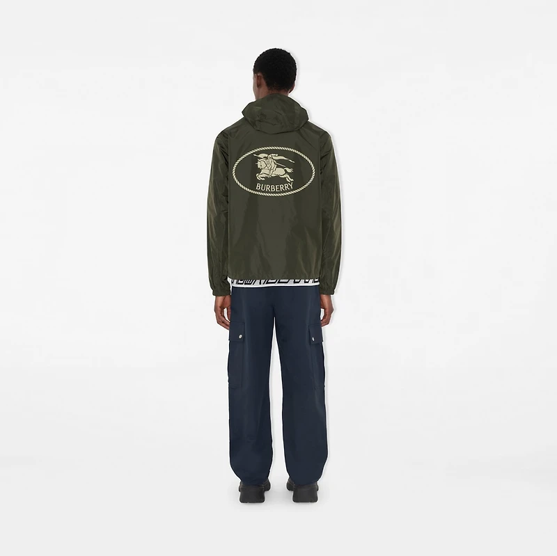 Knight Stamp Nylon Jacket in Shale green - Men | Burberry® Official