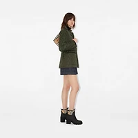 Rubber Marsh Stamp Heeled Low Boots​ in Black - Women | Burberry® Official