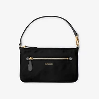 Nylon Zip Pouch in Black - Women | Burberry® Official