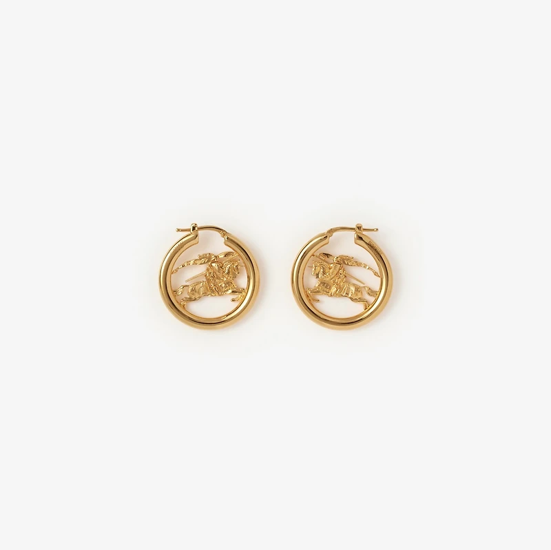 EKD Hoop Earrings in Gold - Women | Burberry® Official