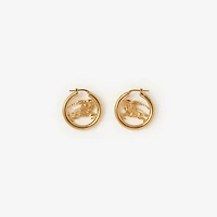 EKD Hoop Earrings in Gold - Women | Burberry® Official
