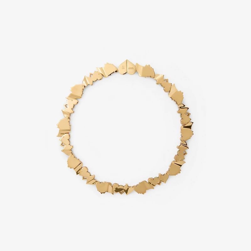 Souvenir Pavé Necklace in Gold/multicolour - Women | Burberry® Official