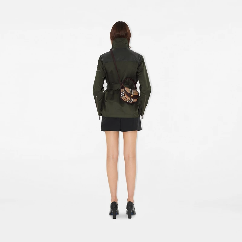 Mini Highlands Bag​ in Sand - Women, Cotton, Linen | Burberry® Official