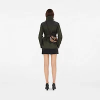 Mini Highlands Bag​ in Sand - Women, Cotton, Linen | Burberry® Official