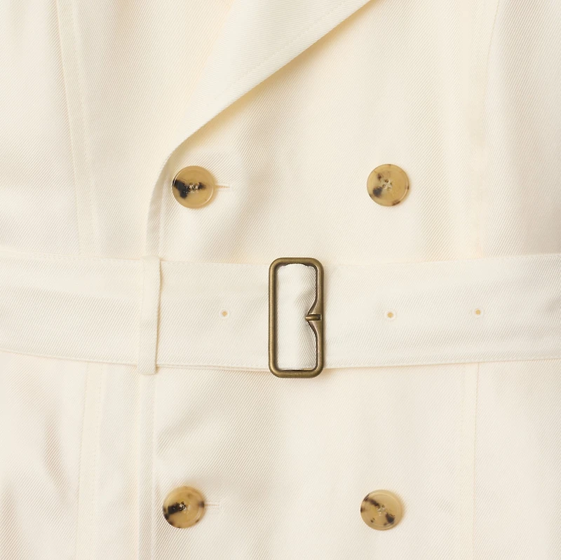 Viscose Trench Dress in Pelican - Women | Burberry® Official