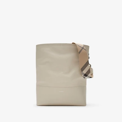 Medium B Clip Bucket Bag​ in Soap beige - Women | Burberry® Official
