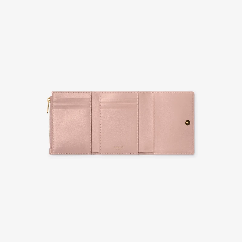 Strand Wallet in Rose - Women, Leather | Burberry® Official