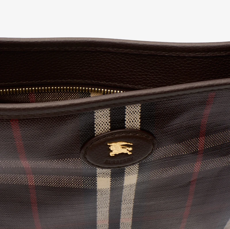 Small Highlands Shoulder Bag in Mahogany red - Women | Burberry® Official