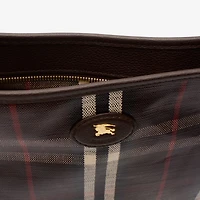 Small Highlands Shoulder Bag in Mahogany red - Women | Burberry® Official