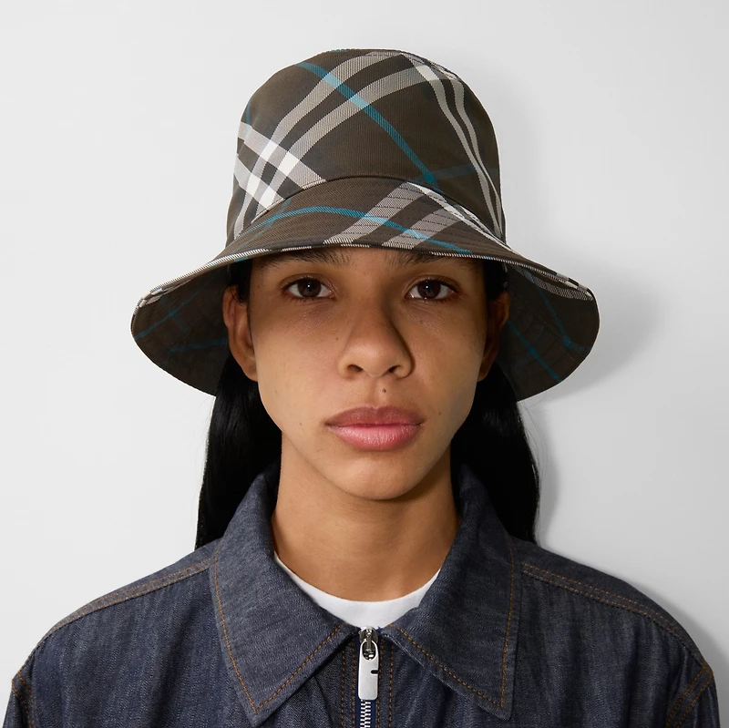 Check EKD Bucket Hat in Snug - Men | Burberry® Official