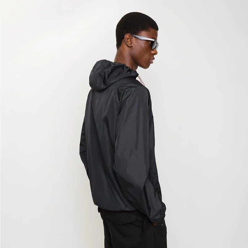 Checker-tape Nylon Hooded Jacket in Navy - Men | Burberry® Official