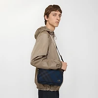 Slim Grid Crossbody Bag​ in Navy - Men | Burberry® Official