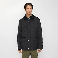 Quilted Nylon Barn Jacket in Black - Men | Burberry® Official