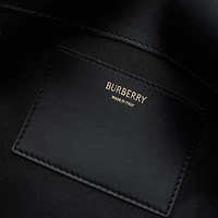 Top Handle Note Bag in Dark birch brown - Women | Burberry® Official