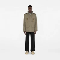 Bonded Wool Field Jacket in Loch/bliss - Men | Burberry® Official