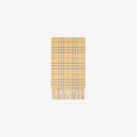 Check Cashmere Scarf in Drum - Children | Burberry® Official
