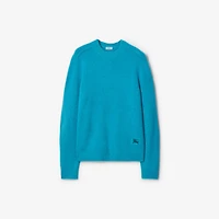 Cashmere Sweater in Atom blue - Men | Burberry® Official