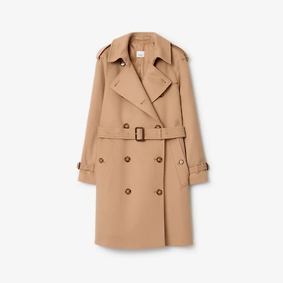 Wool Cashmere Trench Coat in Camel - Women | Burberry® Official