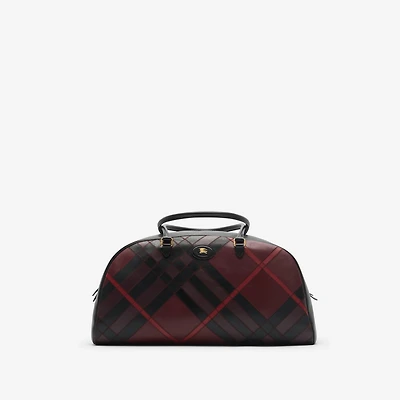 Extra Large Highlands Bowling Bag​ in Fig purple - Men | Burberry® Official
