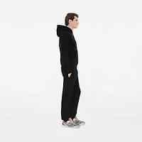Knight Stamp Cotton Hoodie in Black - Men | Burberry® Official