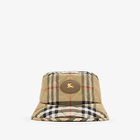 Quilted Horseshoe Bucket Hat in Sand beige - Men | Burberry® Official